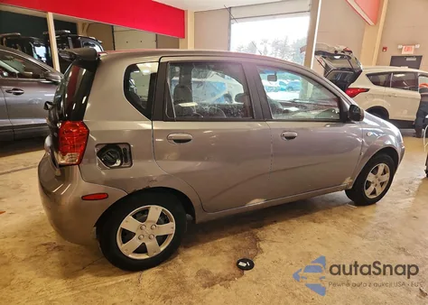 2007 Chevrolet Aveo Base из США, поврежденный, VIN KL1TD66647B754735